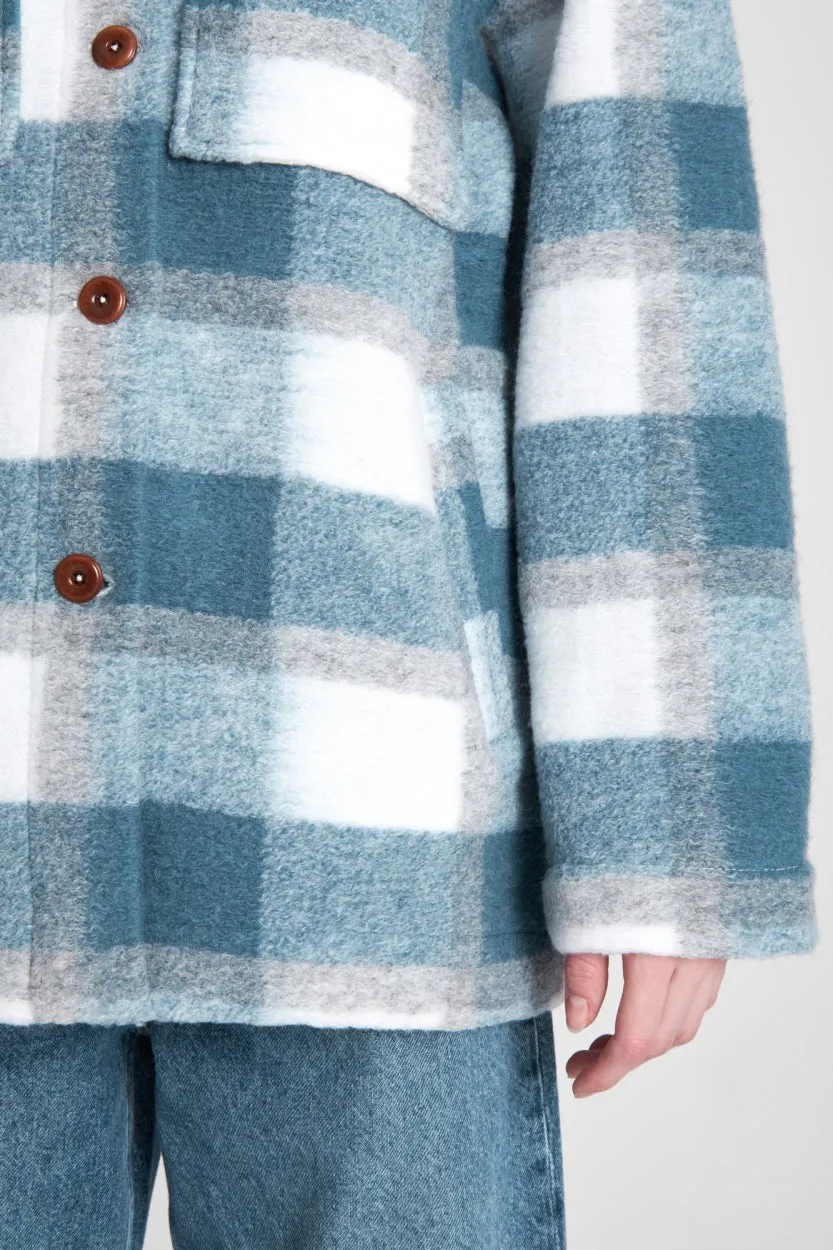 Ariko Jacket | Faded Blue Check